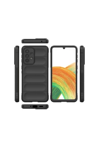 Mey İthalat Samsung Galaxy Uyumlu A33 5g Kılıf Optimum Silikon - Siyah
