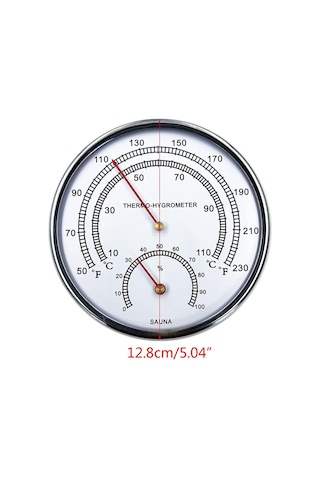 Yunboo Sauna Odası İçin Sıcaklık Ve Nem Ölçer - Yüksek Sıcaklığa Dayanıklı Büyük Ekranlı Termometre-higrometre