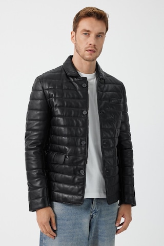 Achille Siyah Deri Mont Siyah