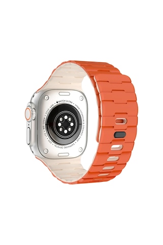Mey Najmaddin Watch Ultra 49mm Wowen Kordon - Turuncu Najmaddin