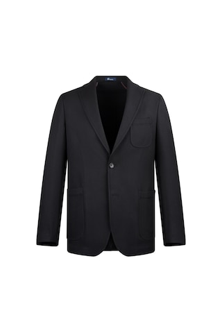 Hatemoğlu Siyah Comfort Fit Mono Yaka Klasik Ceket 34574 Siyah