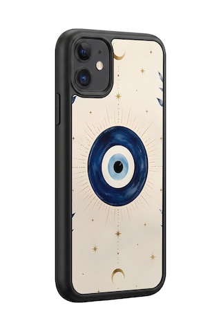 İphone 11 Uyumlu Evileye Desenli Kamera Korumalı Darbelere Dayanıklı Kılıf 1246-evileye-iphone11