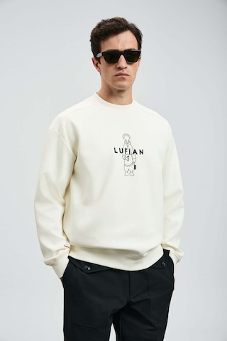 Lufian Simba Kırık Beyaz Erkek Sweatshirt 112030175 Kırık Beyaz