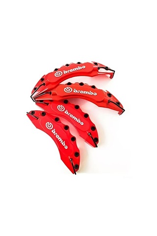 Hyundai Coupe Uyumlu Brembo Kırmızı Kaliper Kapağı 4 Parça Ön Arka Set