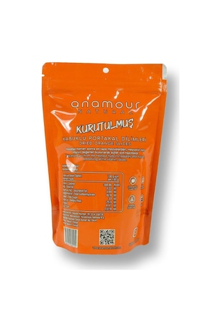 Anamour Natural Portakal Kurusu Kuru Meyve Kıtırı 25 G