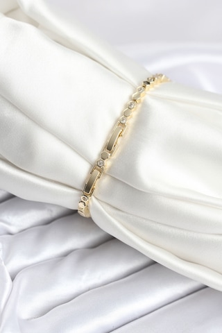 Pirinç Gold Renk İnce Petek Model Kadın Bileklik Çok Renkli