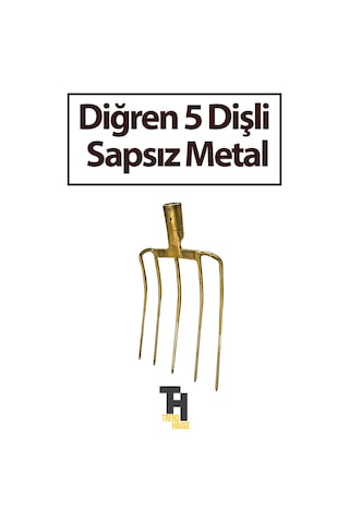 Diğren 5 Dişli Sapsız Metal