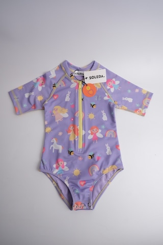 Soleda Uv Korumalı Upf 50+ Bebek Çocuk Mayo Fairy Garden