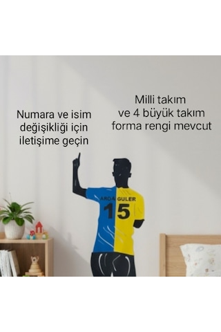 Kişileştirilebilir Arda Gol Sevinci Takımınızı Seçin -