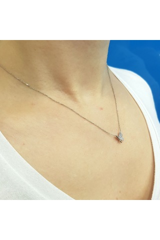 Lova Pırlanta Kelebek Kolye - 2040144