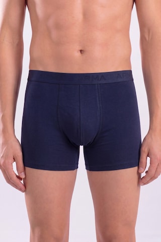 Arma Yıldız 6'lı Paket Erkek Pamuklu Likralı Esnek Kumaş Renkli Boxer 2siy 2laci 2ten