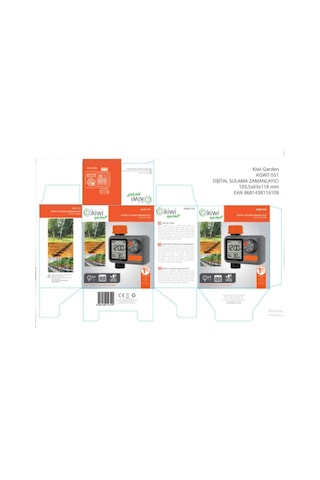 Kiwi Kgwt 551 Dijital Sulama Zamanlayıcı Lcd Ekran Otomatik Programlama