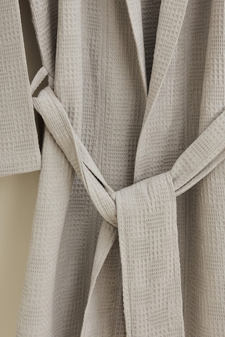 Kaşmir Home İris Waffle Bornoz Gri S-m Gri