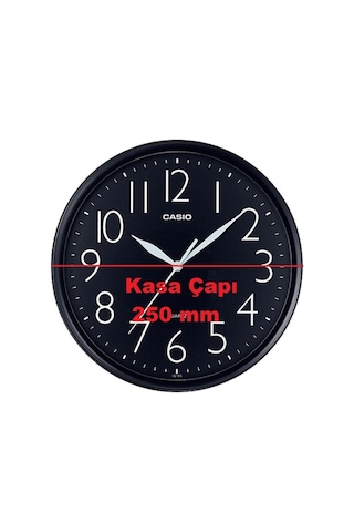 Casio Iq-05-1df Analog Duvar Saati Siyah