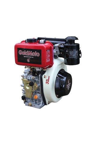 Goldmoto Gm178fe-c Dizel Motor 7 Hp Marşlı Krank Mili Kamalı