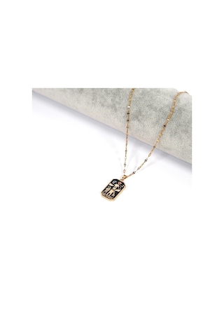 Çelik Kolye, Tarot Altın Kaplama Kadın Kolye K-132 Altın