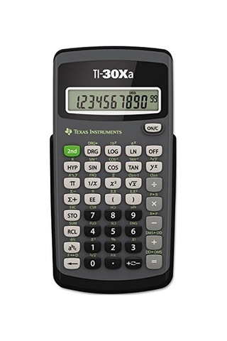 İnstruments Tı30xa Bilimsel Hesap Makinesi 10 Haneli Lcd Standart Renkli Özelliklerle Çok Renkli