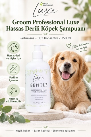 Groom Professional Hassas Derili Köpek Şampuanı 350 Ml 1:30 Konsantre - Nemlendricili Bakım