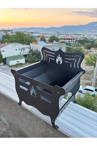 B2m Desıgns Dekoratif Metal Odunluk Şömine Ve Soba Odun Sepeti