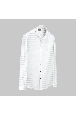 Sarar Goias Interview Slim Fit Erkek Gömlek 3174702 Mavi