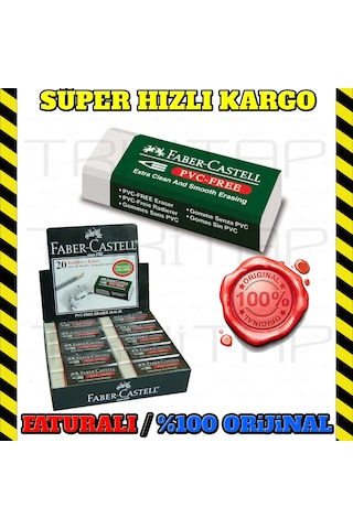 Faber Castell Büyük Boy Beyaz Silgi 7085-20 - 2 Adet