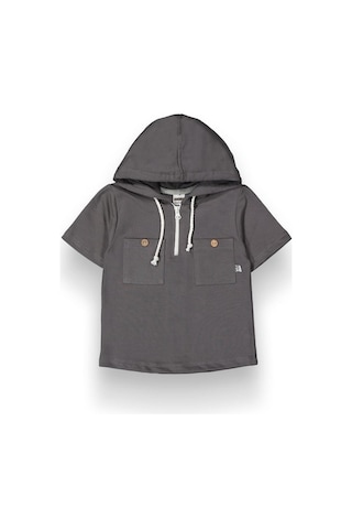 Kot Pantolonlu Kapşonlu Erkek Çocuk 2'li Takım - 3-6 Yaş