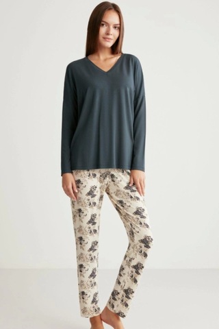 Pijama Takım Kadın 323 Lacivert