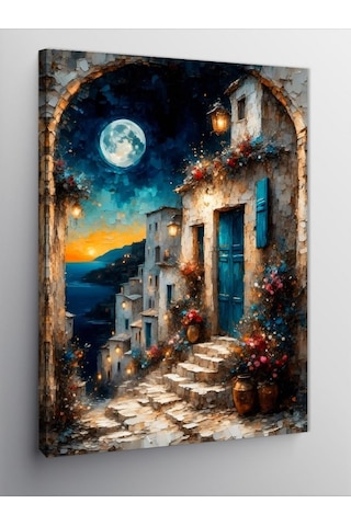 Kanvas Tablo Ayışığı Sokağı 50cmx70cm