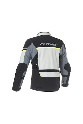 Clover Savana-4 Wp Korumalı Motosiklet Montu Gri Siyah Sarı