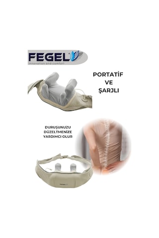 Fegel FG-687 Isıtmalı 3D Shiatsu Şarjlı Kablosuz Omuz ve Boyun Masaj Cihazı