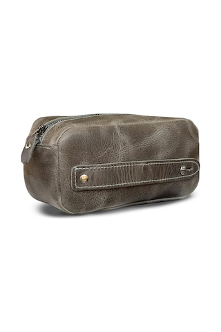 Mft Leather Design Hakiki Deri Erkek Çanta El Portföyü Raven 2501 Gri