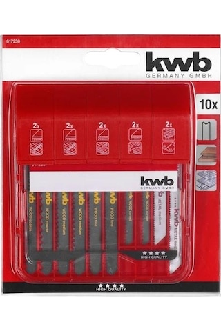 Kwb Kutulu Dekupaj Testere Seti 10parça S30 617230