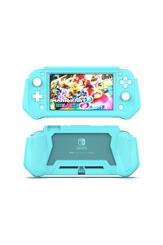 Lemestar Nintendo Switch Lite İçin Tam Kapaklı Korumalı Kılıf - Tpu Malzeme Oyun Konsolu Koruyucu Mavi-yesil