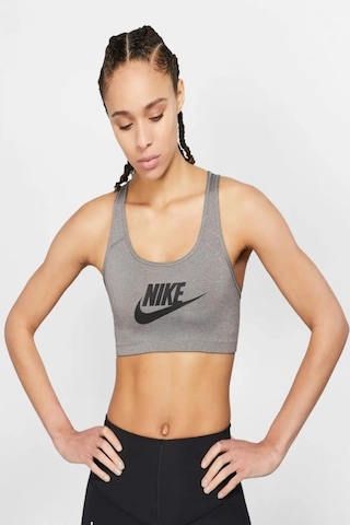Nike Swoosh Futura Bra 899370-091kadın Beyaz Sporcu Sütyeni 001