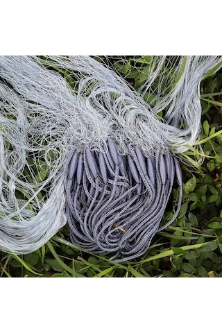 Novahub Balıkçılar İçin 3 Katmanlı Naylon Ağ, Çeşitli Boyutlarda 30mm, 40mm, 50mm, 60mm, Uç Kapaklı Seçenekleriyle