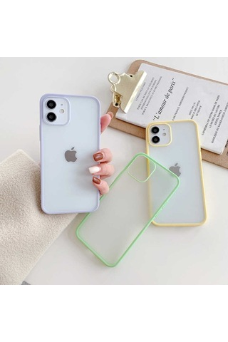 Apple Uyumlu iPhone 12 Kılıf Zore Mess Kapak-Siyah