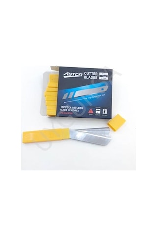 Maket Bıçağı Ağzı Yedek 100Lük Paket Astor