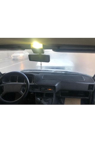 Tofaş Üstten Çekmeceli Modellerine Uygun Torpido Koruma Halısı Siyah Kenar Renk Siyah