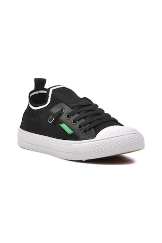 United Colors Of Benetton Siyah Kadın Sneaker Benetton Bnı-10233 Z Siyah