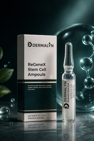 Dermalyn 5 Adet Bitkisel Kök Hücre Cilt Yenileyici Mimik Kırışıklık Yaşlanma Karşıtı Ampul Serum Dermaroller