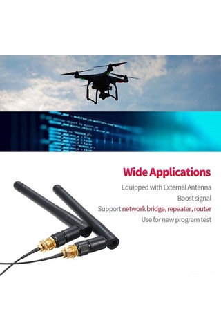 Didadodo 300mbps Çift Antenli Wifi Modül - Router/köprü/repeater Modları İle Sinyal Güçlendirici, Yüksek Kapasiteli