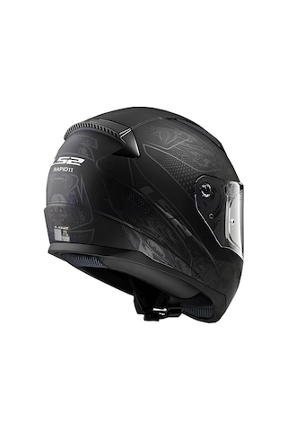 LS2 Rapid 2 Crypt Mat Kask Siyah