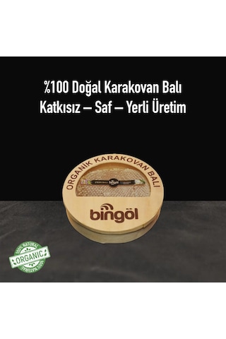 Bingöl Organik Karakovan Bal Yuvarlak Mika 1200 G