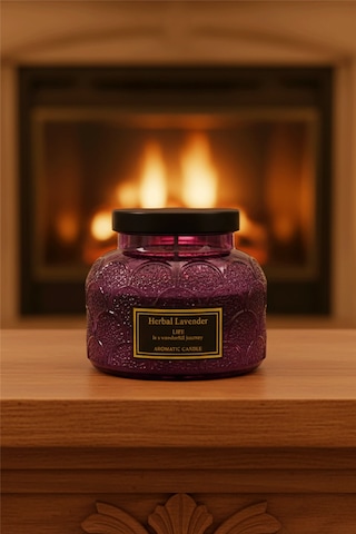 Lavantalı Aromatik Mum