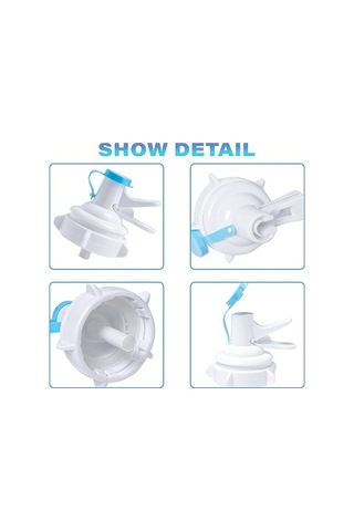 Dancemonkey Cbtx Toz Geçirmez Kapaklı 55mm Taç Üst Pp Su Şişesi Musluk Dağıtıcı Vanası Çok Renkli