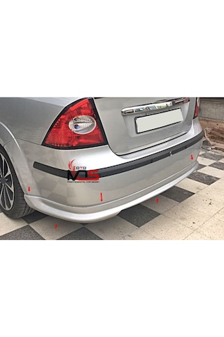 Ford Focus 2 Sedan Arka Tampon Eki Fiberglass Boyasız