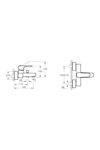 Artema Root Round A4272523 Banyo Bataryası Altın