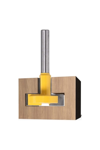 Jinchao-router Bitleri, Ahşap İşleme Keski Kesici İçin 8 '6mm Şaft, T-slot T-track Slot Yönlendirici Biti, Ev Ve Dıy Son Teknoloji Uzunluğu: 6x27x8