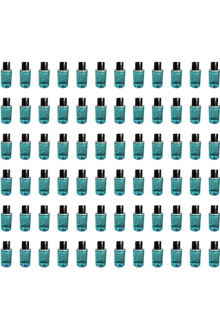 Tek Kullanımlık Mini Otel Seyehat Kamp Duş Jeli Mavi Şişe 100 x 30 ML