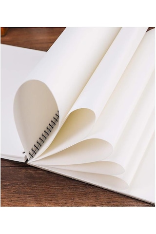 Resim Defteri 15 Yaprak 25x35 Cm 10 Adet Spiralli Orta Boy Resim Defteri Karton Kapak 110 Gr Öğrenci Okul